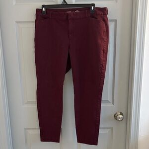 Women’s Burgundy Pants